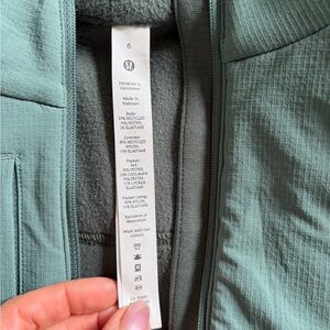 Lululemon Sage Green Zip-Up Jacket